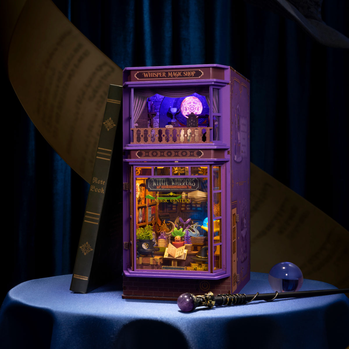 Robotime Rolife Whisper Magic Shop DIY Book Nook
