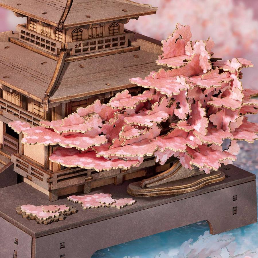 Rolife 3D Wooden Puzzle - Sakura Pavilion TGA07