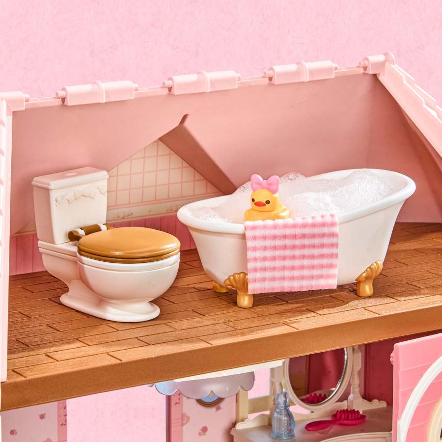Robotime Rolife DIY Dollhouse Kit- Haley Island Fairy Rose Cottage HH001