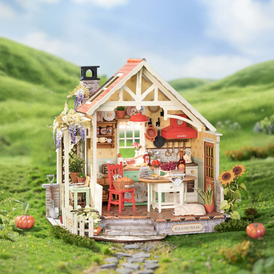 Rolife DIY Miniature House - Sunlit Farmhouse Kitchen DH101