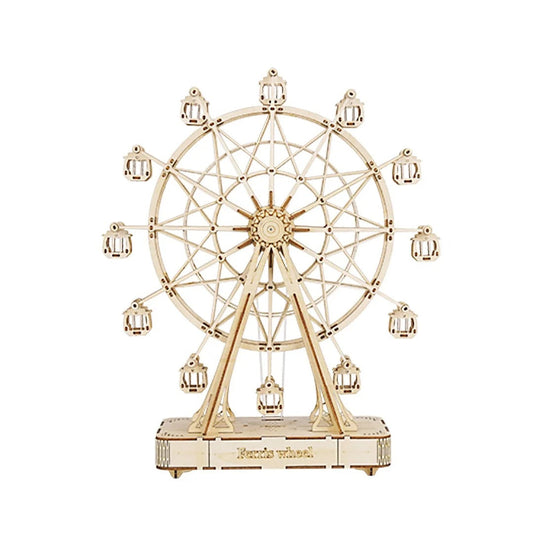 Robotime Rolife Ferris Wheel 3D Wooden Puzzle Music Box TGN01