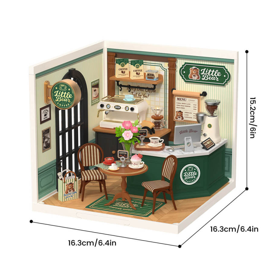 Rolife Perfect Romance Cafe Super Creator Miniature House DW028