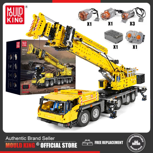 Mould King Technical Crane Building Kits APP RC Crane Truck