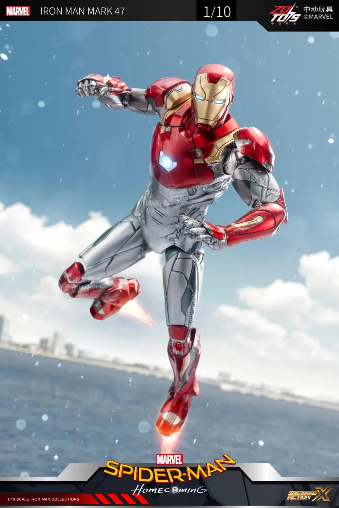 Iron Man Legends War Machine Spider Man Action Figure 1/10