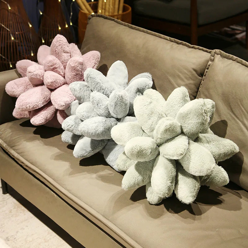 Soft Plush Potted Flowers Decoration