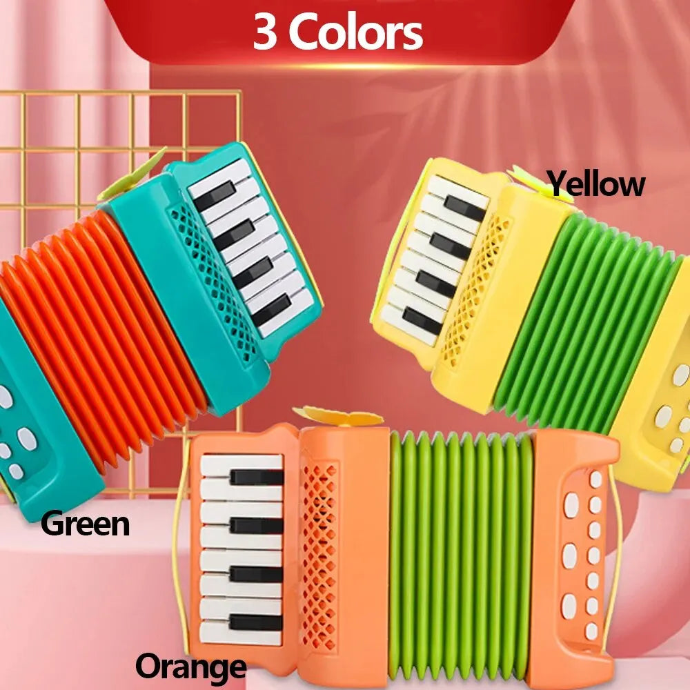 10 Keys 8 Bass Accordions for Kids