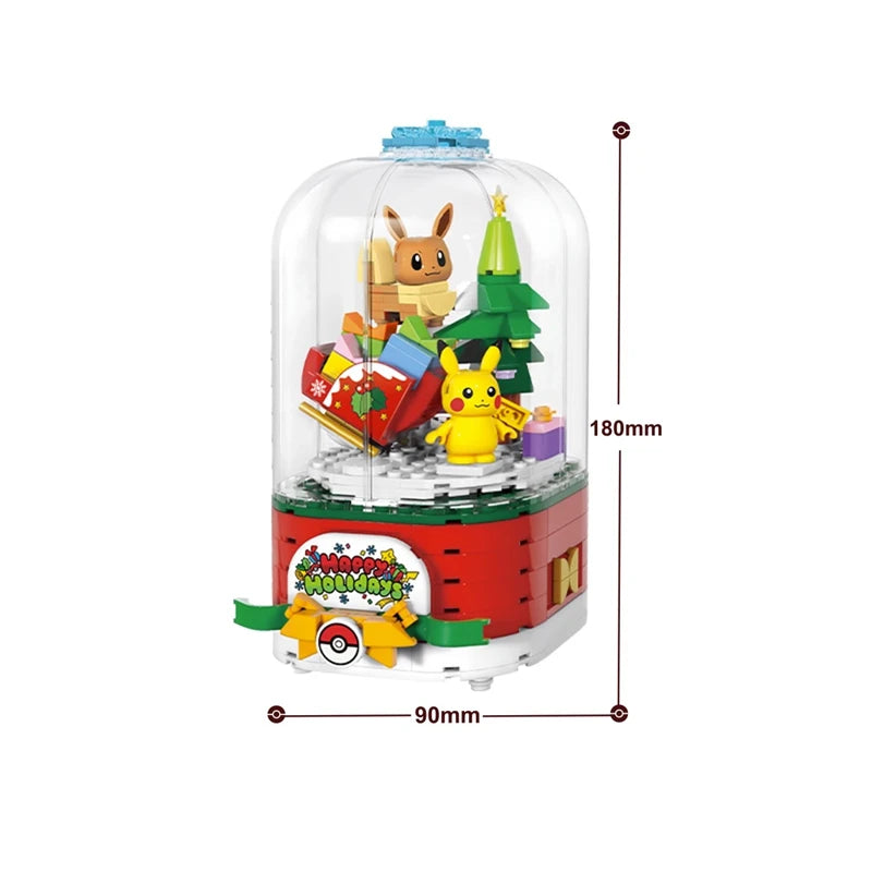 Keeppley Building Blocks Pokemon Music Box Model