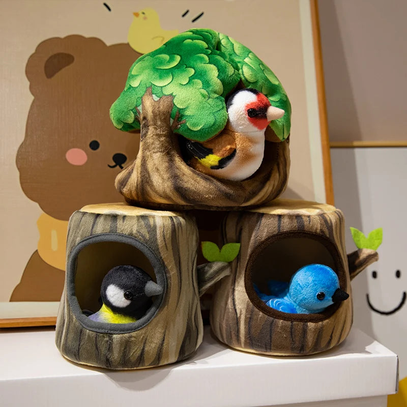 Tree House Bird Nest Plush Toy