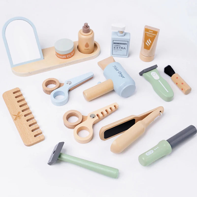 Beauty Salon Wooden Set