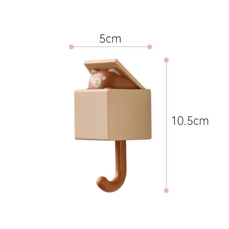 Wall Animal Decorative Hooks Cat Hooks