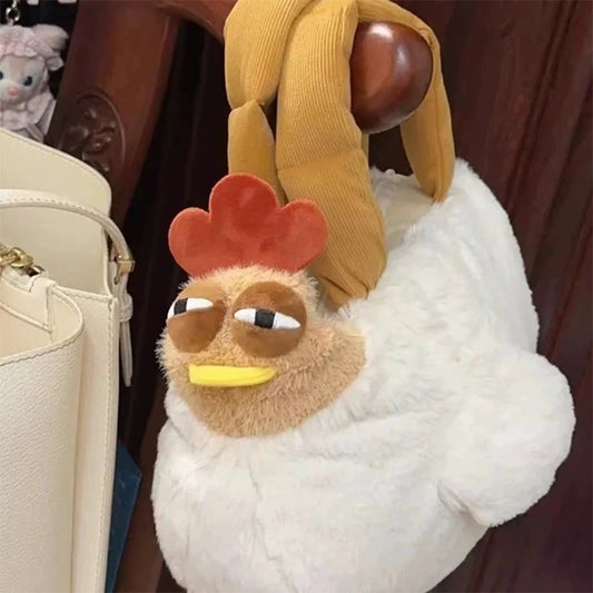 Big Rooster Plush Fashion Bag