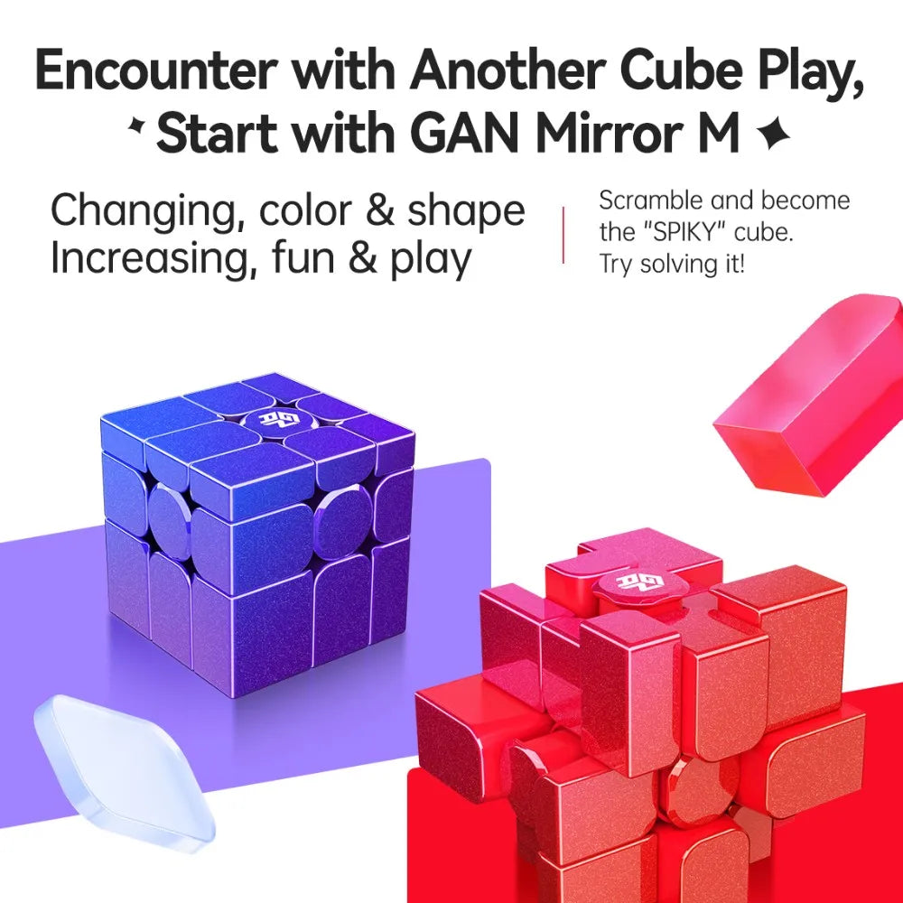 GAN MirrorM 3x3 Magnetic Speed Cube