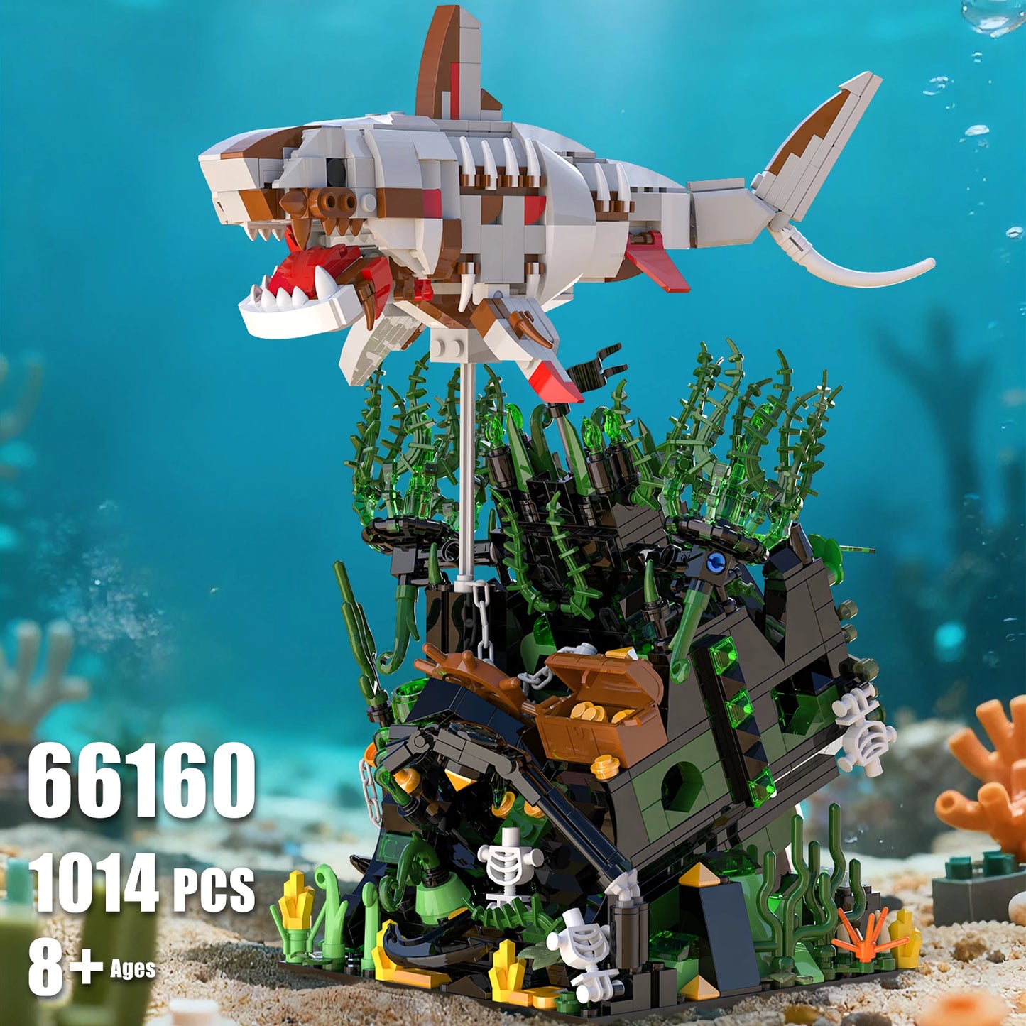 Deathshark's Fortune Building Blocks 1014PCS