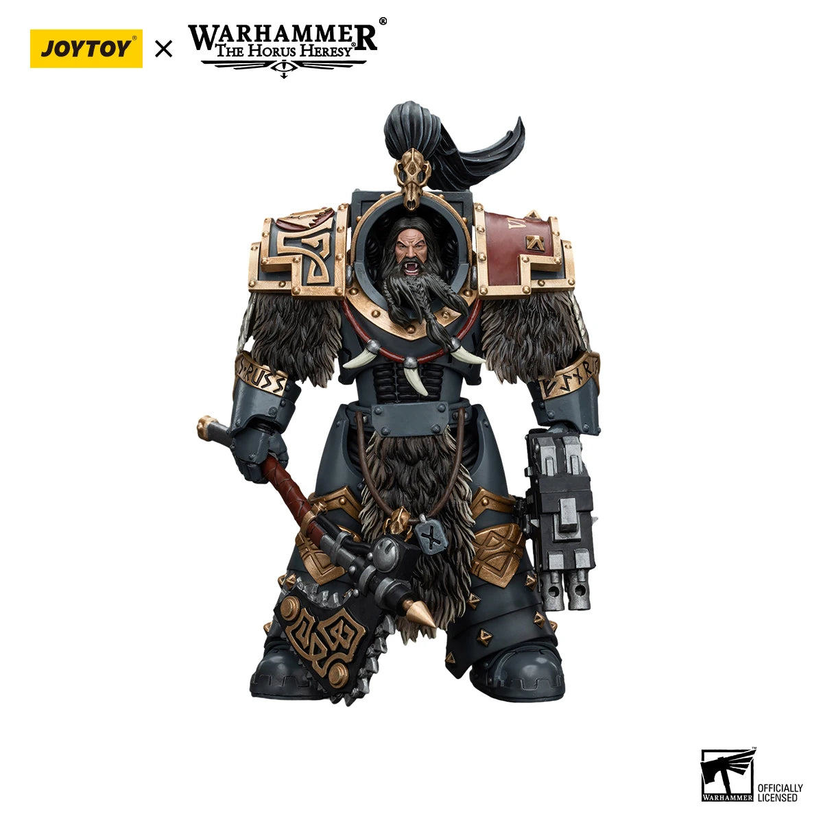JOYTOY Warhammer 40k 1/18 Action Figures Space Wolves Varagyr Wolf Guard Squad