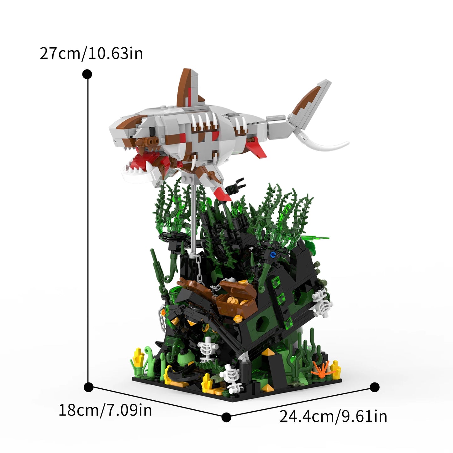 Deathshark's Fortune Building Blocks 1014PCS