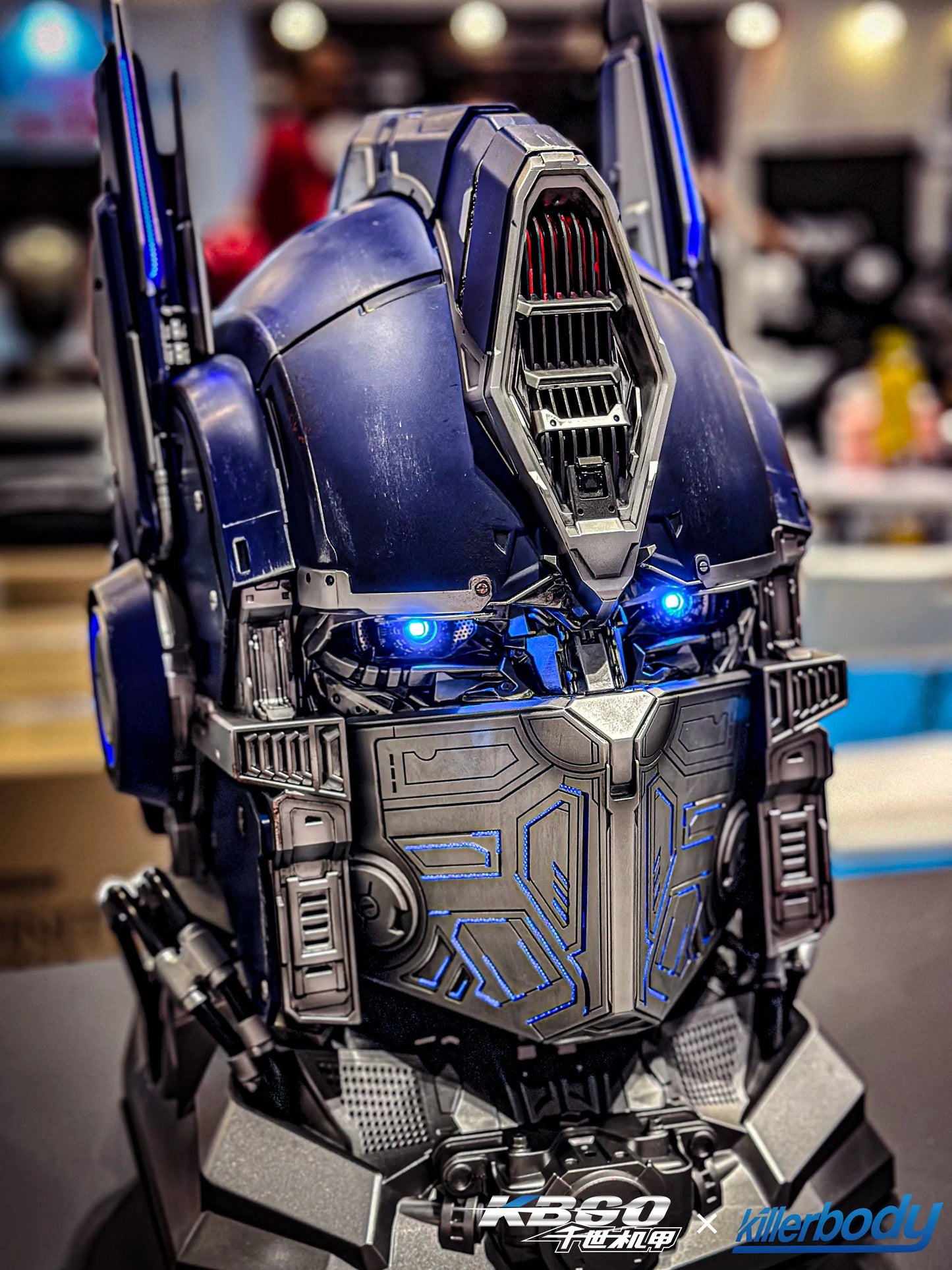 Killerbody Transformers Optimus Prime Wearable Helmet With Voice Changer