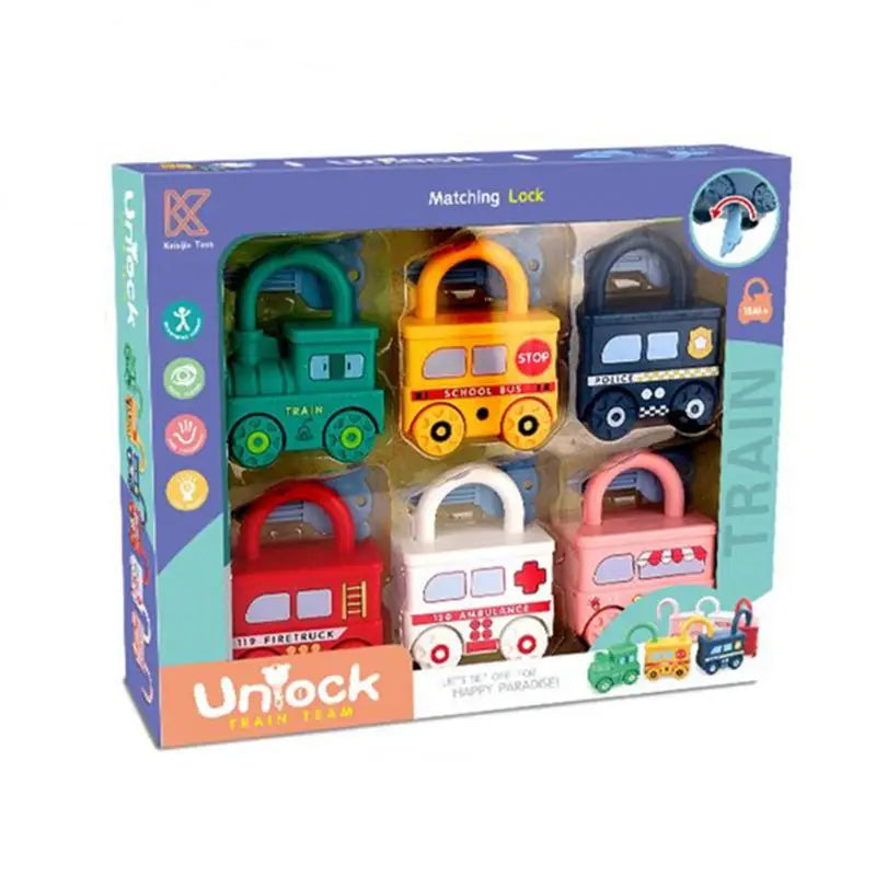 Baby Learning Lock With Key Car