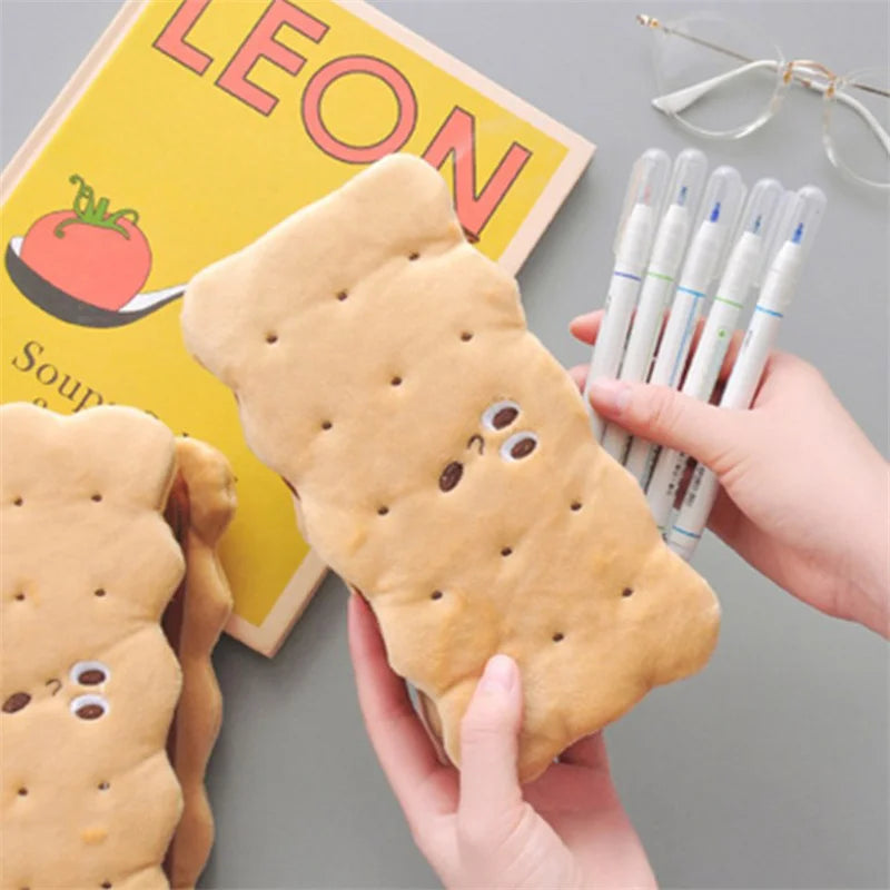 Pencil Case Plush Cookies