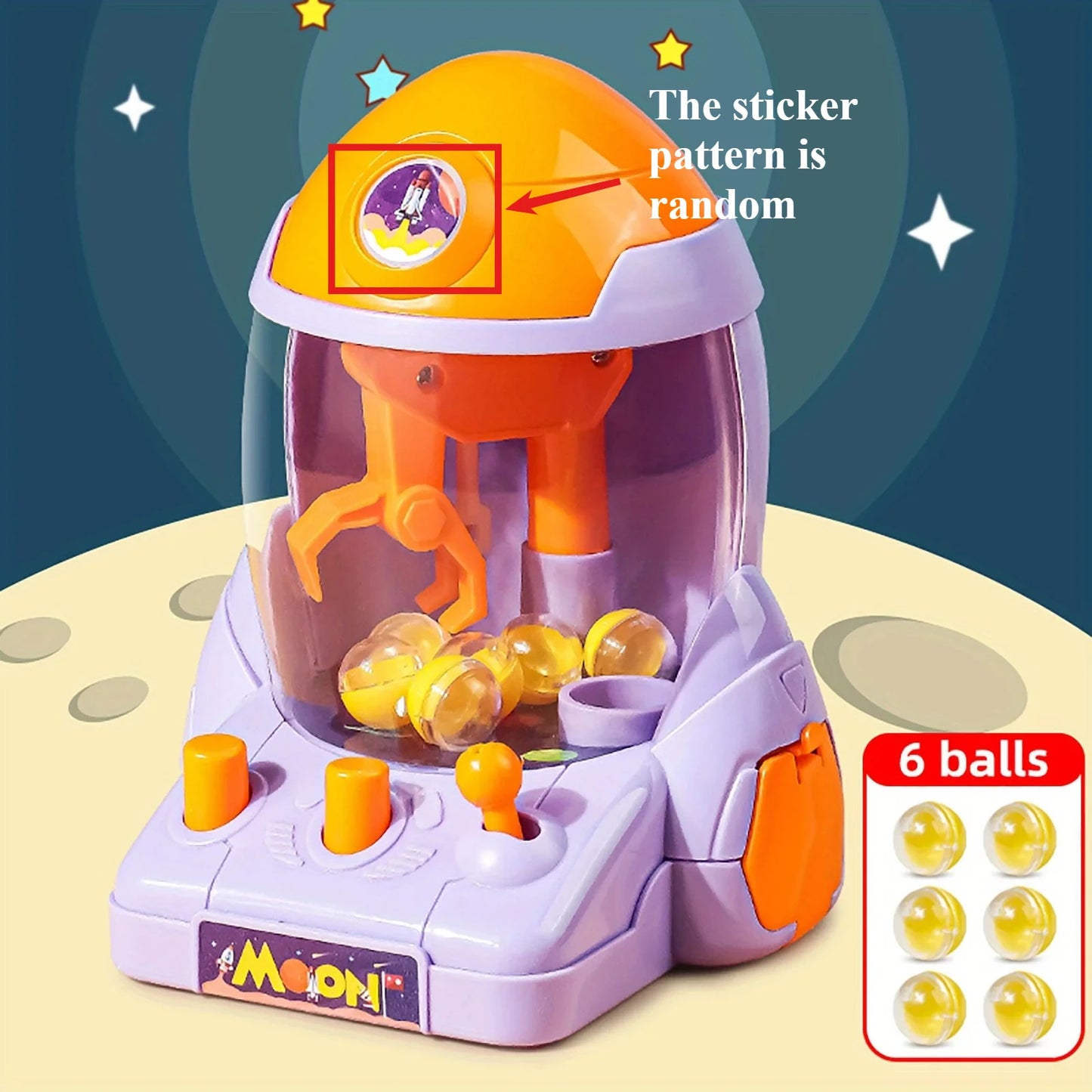 Space Rocket Claw Machine