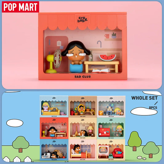 POP MART CRYBABY Sad Club Series Scene Sets by Molly