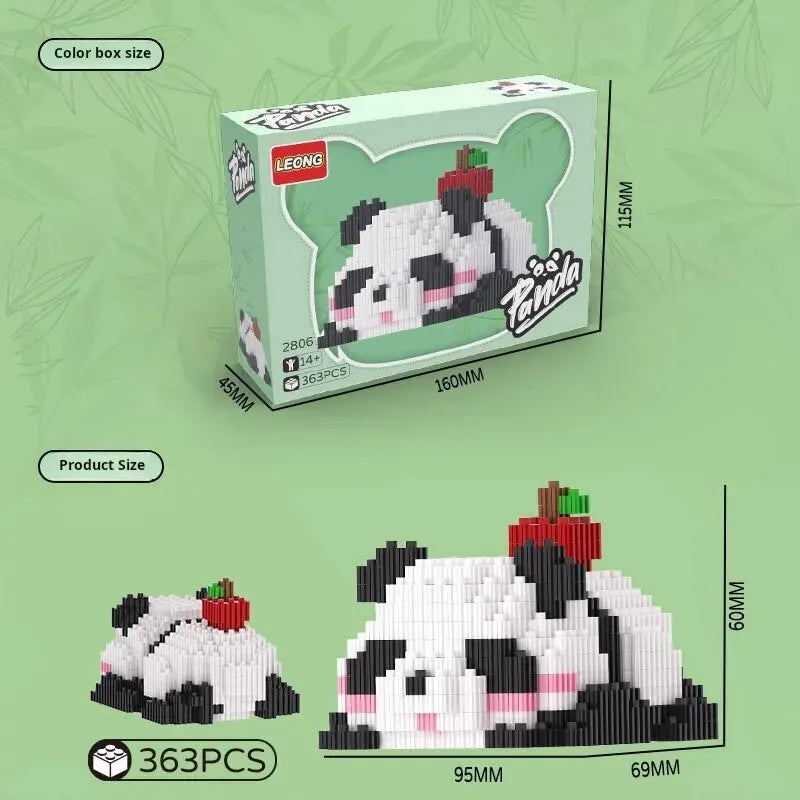 Panda Assembled Building Block Toys