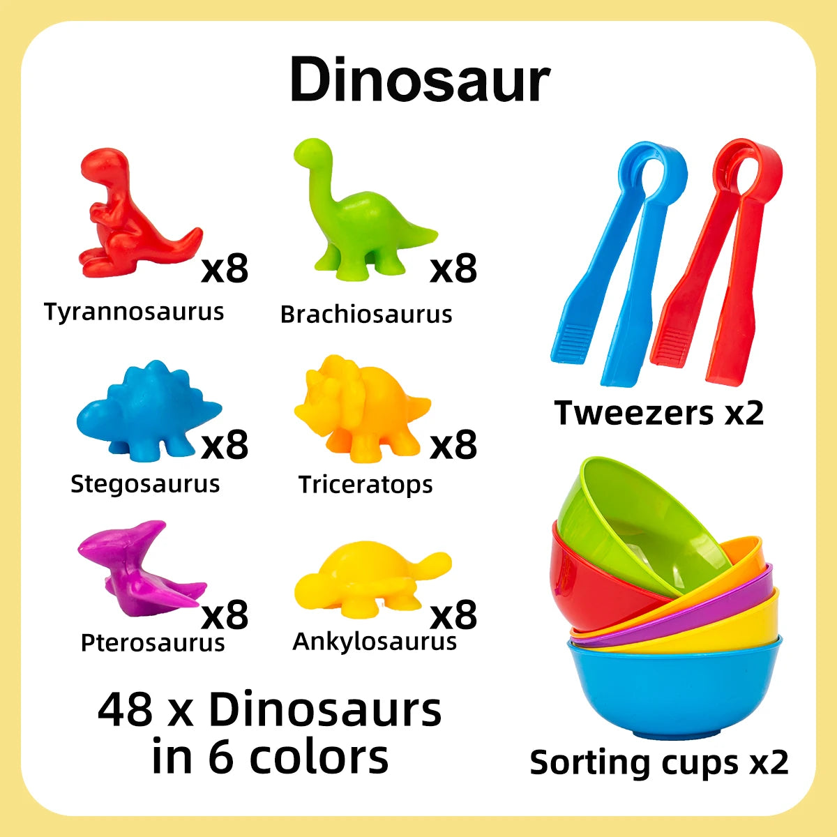Counting and Sorting Animal Toys