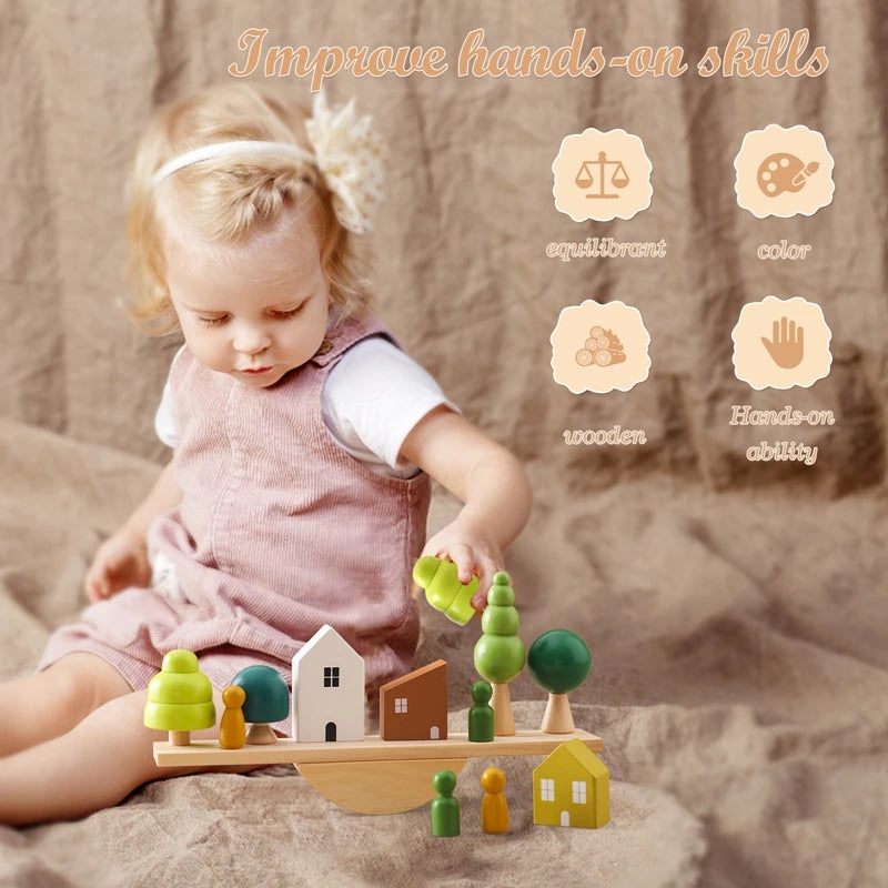 Montessori Sensory Toys  Stacking Toys