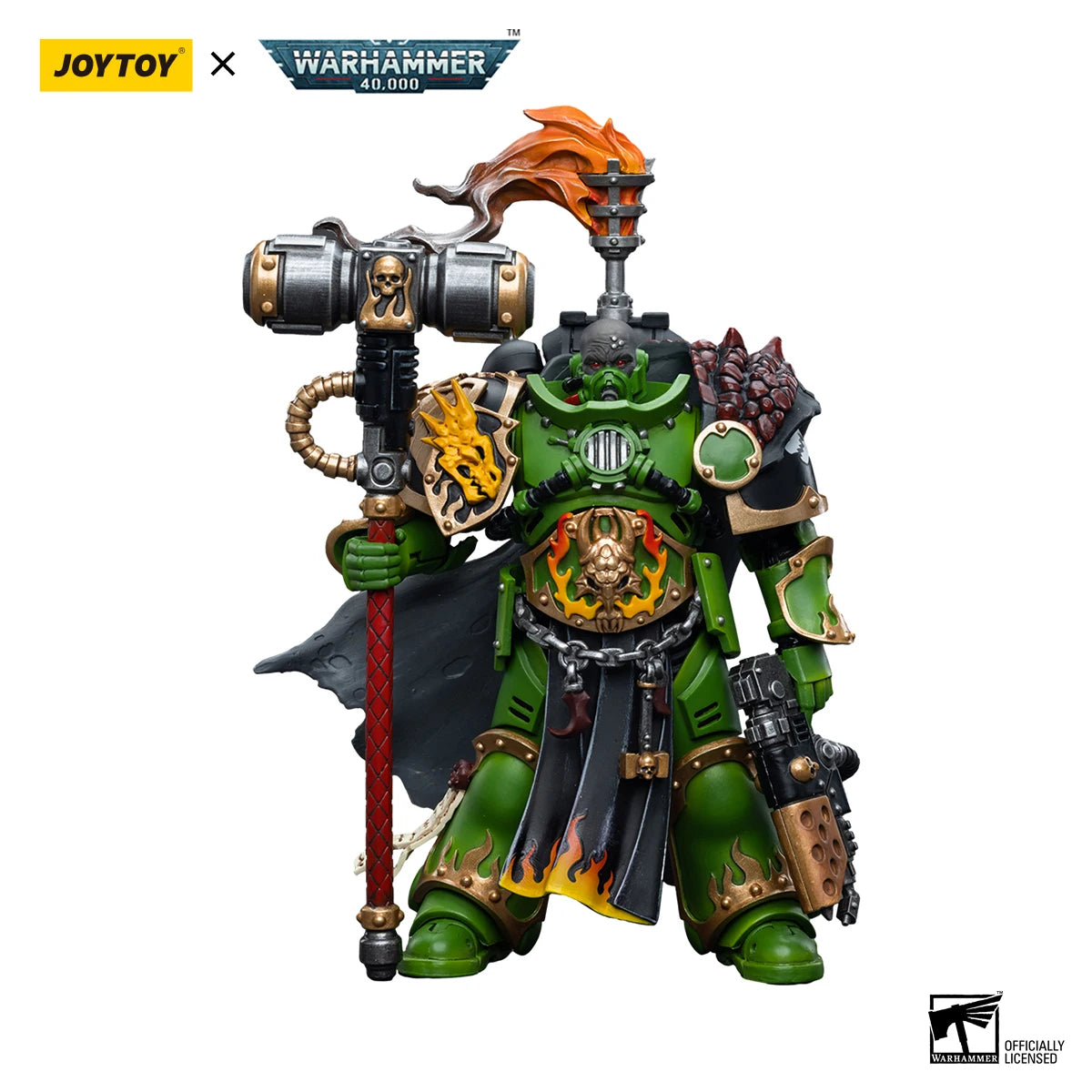 JOYTOY Warhammer 40k 1/18 Action Figures Salamanders Captain Adrax Agatone