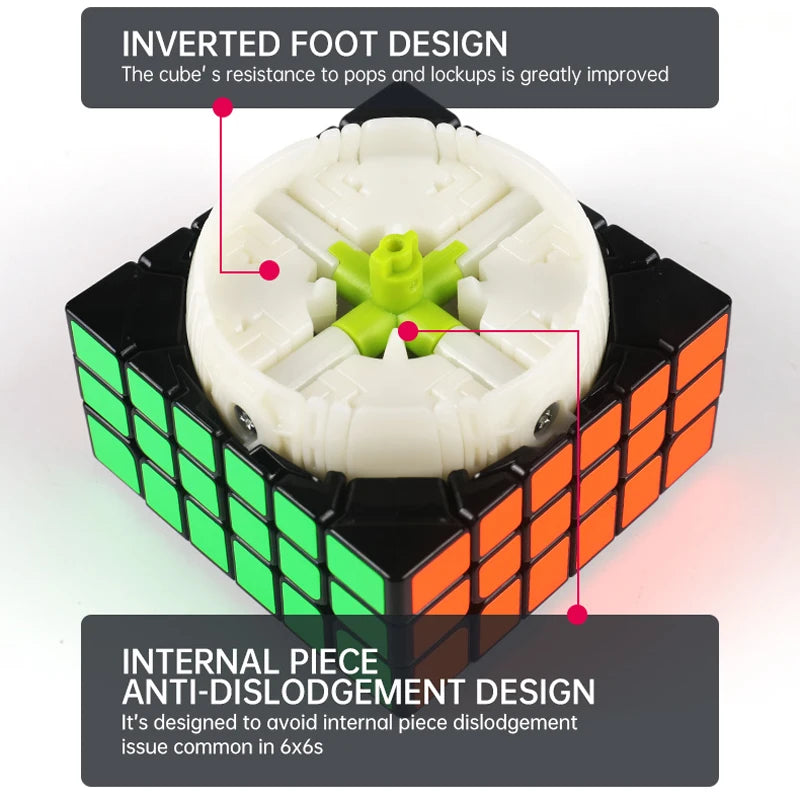 QiYi Speedcube 6x6x6 Qifang 매직 큐브 