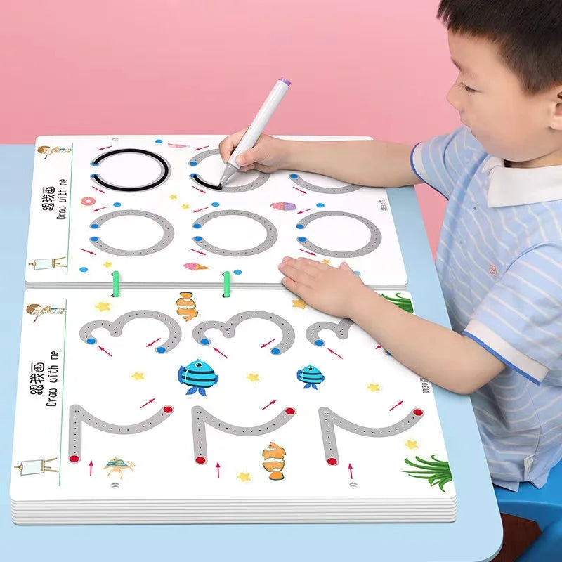 Children Montessori Drawing Toy Pen 136Page