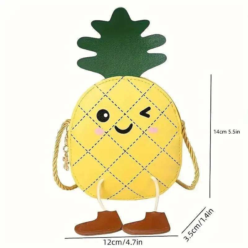 Pineapple Shape Cartoon Mini Versatile Shoulder Bag