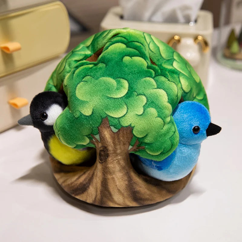 Tree House Bird Nest Plush Toy