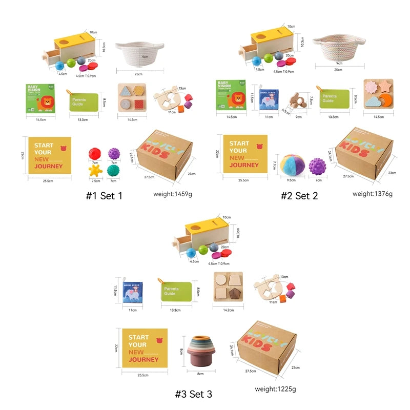 Wooden Montessori Sensory Toys