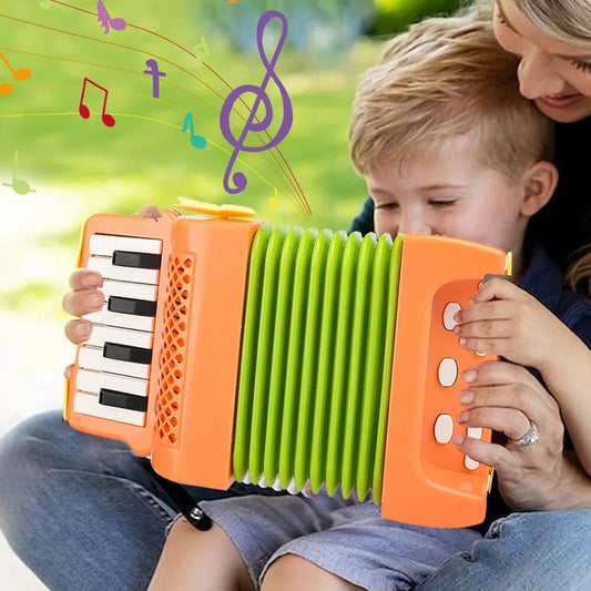 10 Keys 8 Bass Accordions for Kids