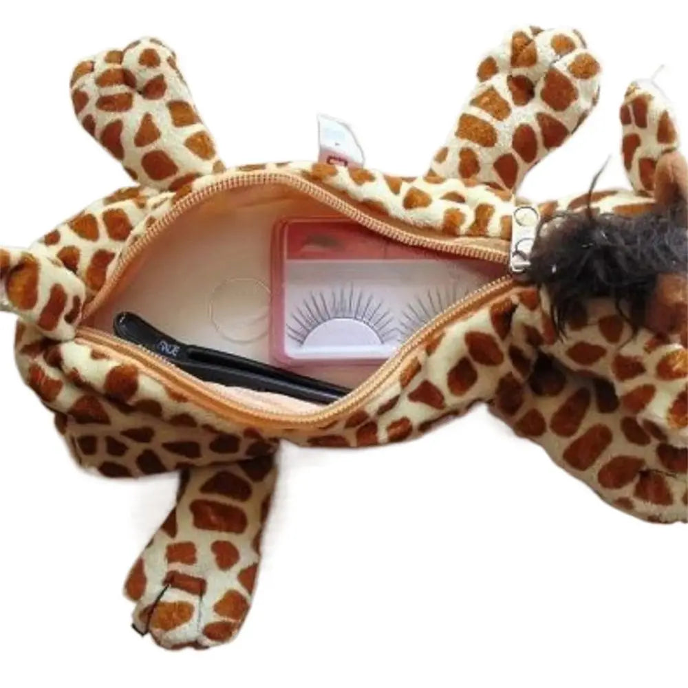 Cute Plush Forest Animal Pencil Case