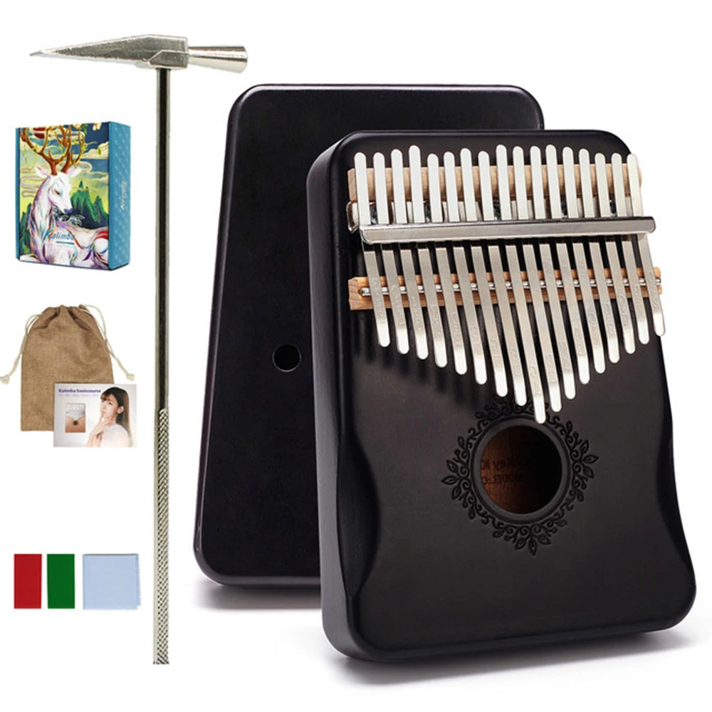 17 Keys Kalimba Thumb Piano High Quality Wood Mbira