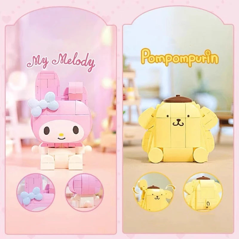 Keeppley Sanrio Hello Kitty Kuromi Cinnamoroll building blocks