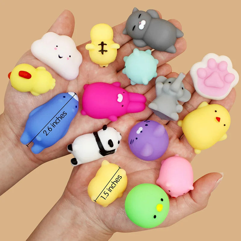 Kawaii Squishies Mochi Anima Squishy Toys 50-5PCS