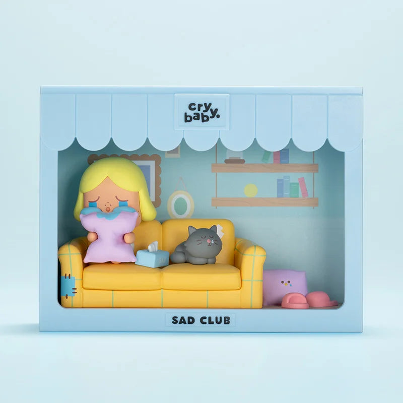 POP MART CRYBABY Sad Club Series Scene Sets by Molly