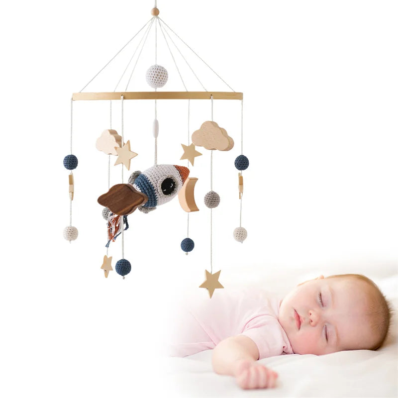 Newborn Music Holder Bracket Infant Crib Toy