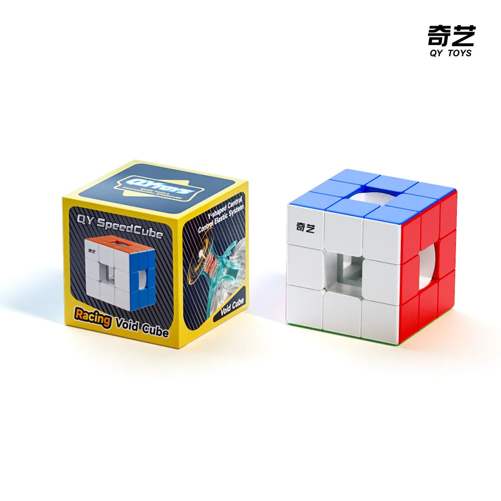 QiYi Racing Void Hollow Magnetic UV Magic Speed Cube Stickerless
