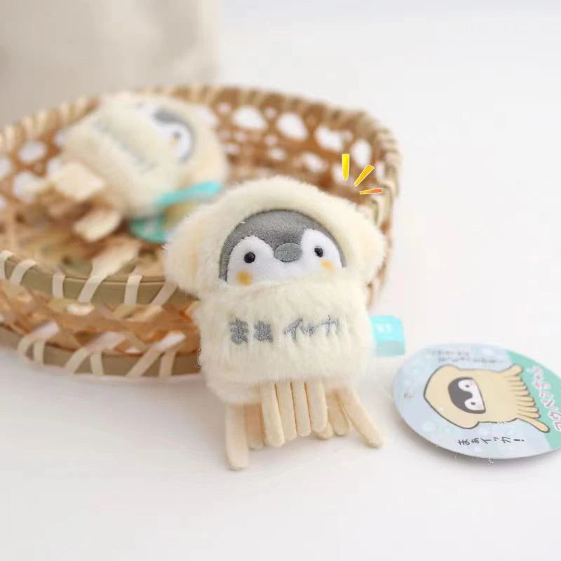 Cute Plush Penguin Keyring