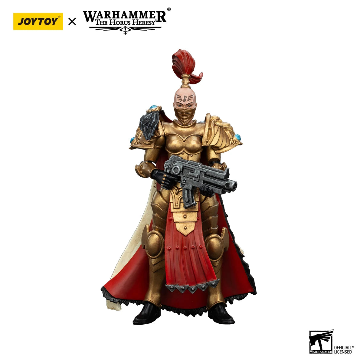 JOYTOY Warhammer 40k 1/18 Action Figures Sisters of Silence Knight-Commander Jenetia Krole White Falcons Vigilator Cadre