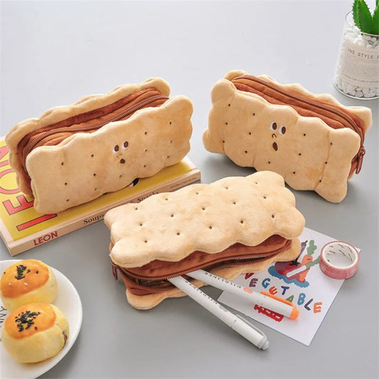 Pencil Case Plush Cookies