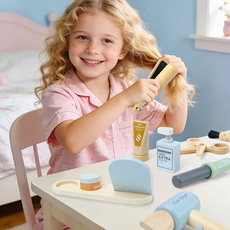 Beauty Salon Wooden Set