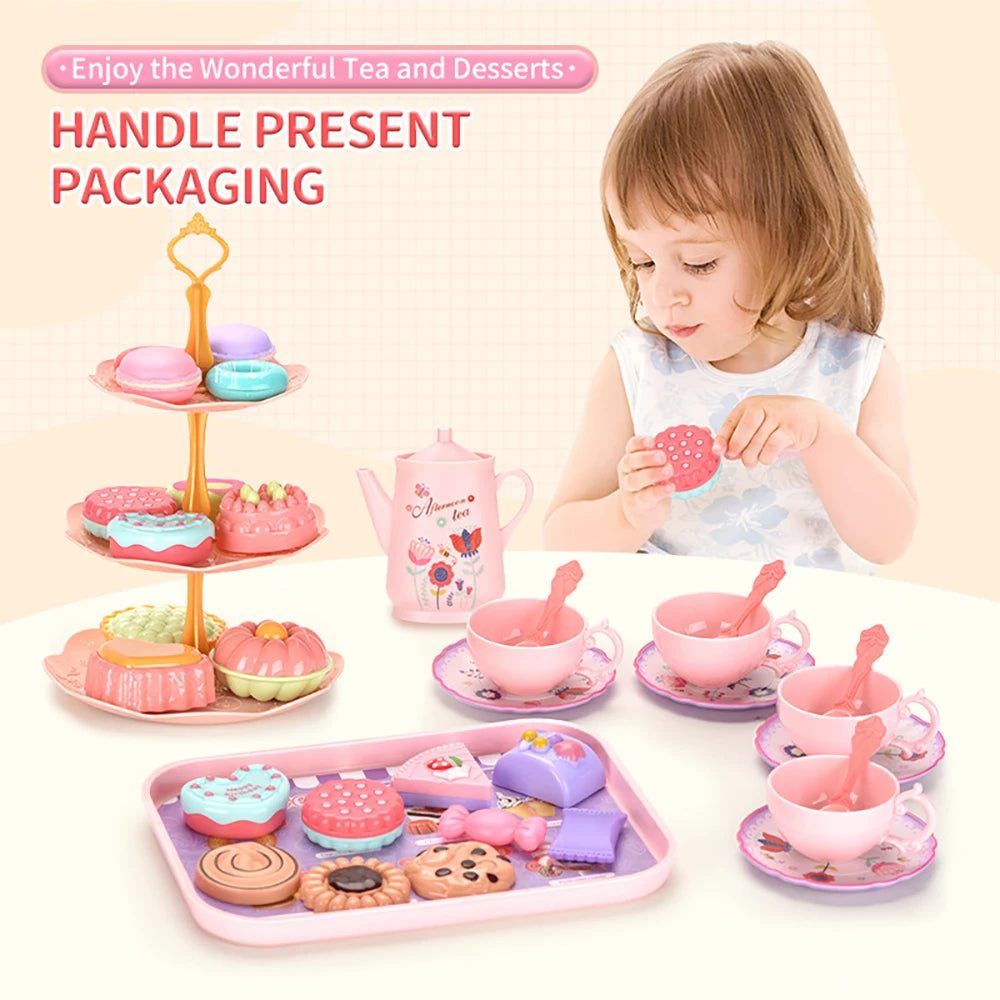 Play House Kitchen Afternoon Tea Food Cake Set