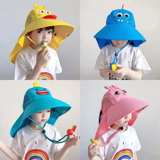 Summer Children Beach Hat Foldable UPF50+