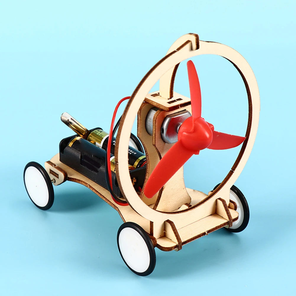 DIY Electric Wind Car Model