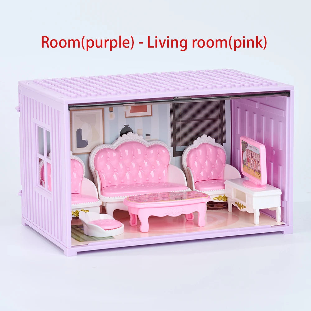 Dollhouse Furniture Container