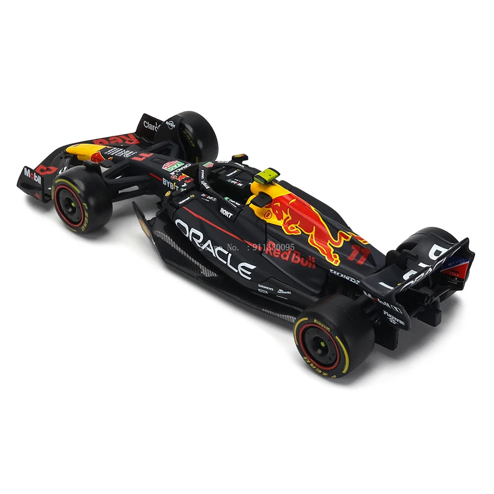 Bburago 1:43 F1 Champion Red Bull Racing TAG Heuer RB19 2023 #1 Verstappen #11 Perez Alloy Car Die Cast